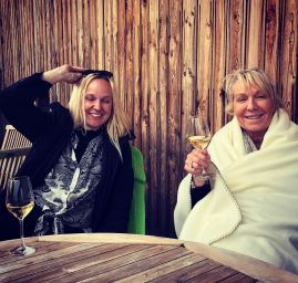 Sarah Arthur a Martina Bielková vo vinárstve Sonberk