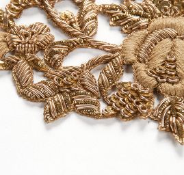 Květinová aplikace menší zlatá