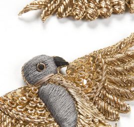 Zvířecí aplikace barevní papoušci šedí