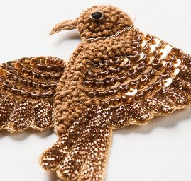 Zvířecí aplikace barevní papoušci smetanová