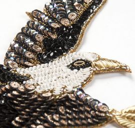 Zvířecí aplikace orel černobílý