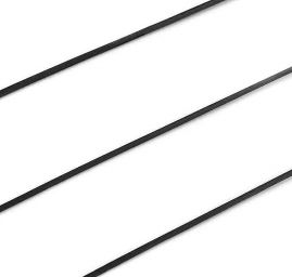 Pruženka vlasec silikon Ø 0,6 mm, návin 15-18 m černá