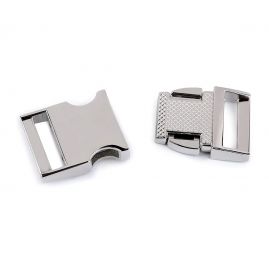 Spona opasková celokovová, šířka 25 mm, nikl černý