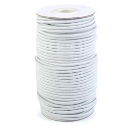 Guma kulatá pruženka 3mm silná bílá