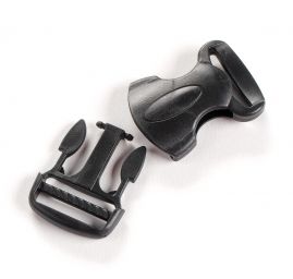 Spona trojzubec šířka 25 mm designová černá