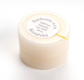 Niť lněná kovářská v plastovém pouzdře žlutá