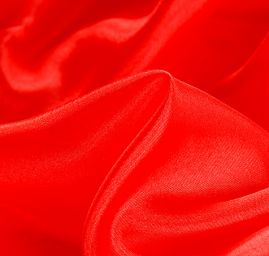 Hedvábný šál jednobarevný červený
