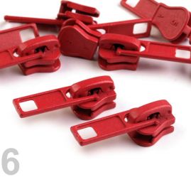 Jezdec ke kostěným zipům T5 s aretací červený