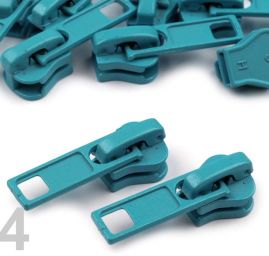 Jezdec ke kostěným zipům T5 s aretací tyrkysový