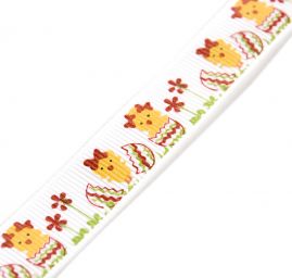 Stuha rypsova velikonoční motiv kuřátka