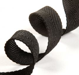 Lemovací proužek PP 25mm brašnářský černý