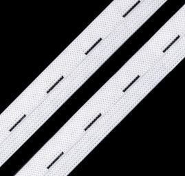 Guma dírková 15-17 mm bílá