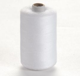 Nitě polyester návin 1000 yard  bílá