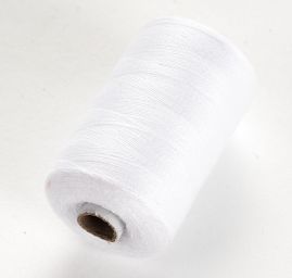 Nitě polyester návin 1000 yard  bílá