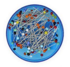 Špendlíky 32 mm skleněná hlavička s jehelníčkem