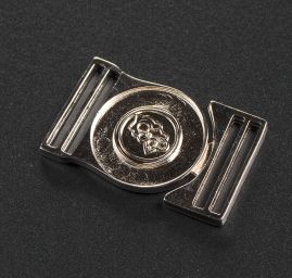 Spona opasková kov ovál průvlak 40 mm nikl