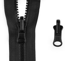 Jezdec ke kostěným zipům 5mm oboustranný černý