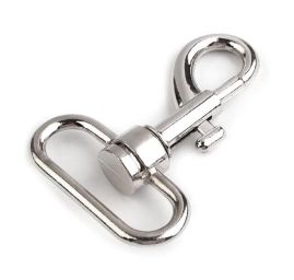 Karabina kov průvlak 32mm nikl