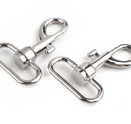 Karabina kov průvlak 32mm nikl