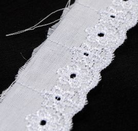 Krajka lem madeira štykování šíře vzoru 10-15mm