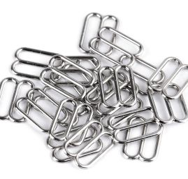 Prádlový posunovač oděvní kov 6 mm nikl