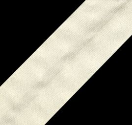 Šikmý proužek saténový zažehlený 25mm šampaň