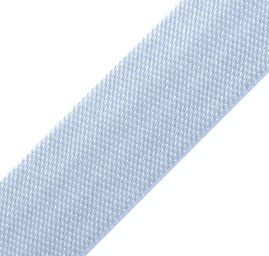 Šikmý proužek saténový zažehlený 18mm sv.modrý