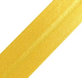 Šikmý proužek saténový zažehlený 18mm jasně žlutý