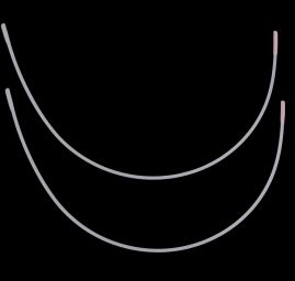 Kostice kov ploché vel. UK 46 délka 25 cm šířka 15 cm