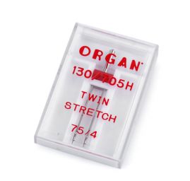 Strojová dvojjehla ORGAN Twin Stretch 75/4