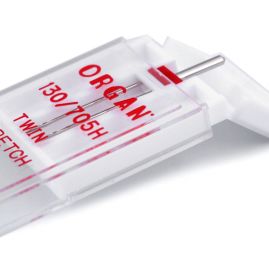 Strojová dvojjehla ORGAN Twin Stretch 75/4