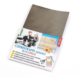 Záplata samolepící imitace kůže 10x16cm olivová