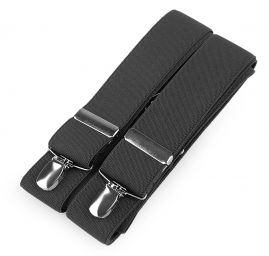 Šle pánské šíře 3,5 cm délka 125cm typ X tm.šedé