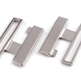 Plavkové zapínání šíře 25mm kovové nikl