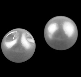 Knoflík perla Ø9 mm smetanový