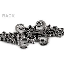 Ozdobné filigránové zapínání staromosaz   20x50mm