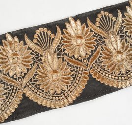 Šantungová stuha velký oblouk zlatý II.jakost