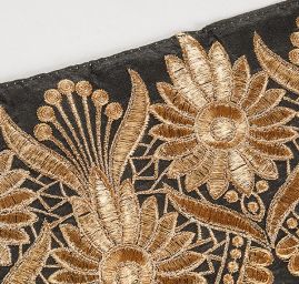 Šantungová stuha velký oblouk zlatý II.jakost