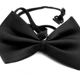 Motýlek černý 55x110 mm