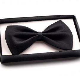 Motýlek černý 55x110 mm