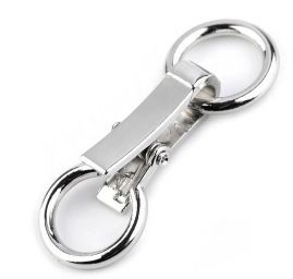 Ozdobné zapínání karabina kruh 21x60mm nikl