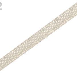 Atlasová stuha šíře 3mm smetanová