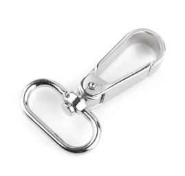 Karabina kov průvlak 25mm nikl