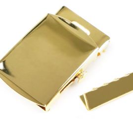 Kovová spona opasková s koncovkou 30mm zlatá