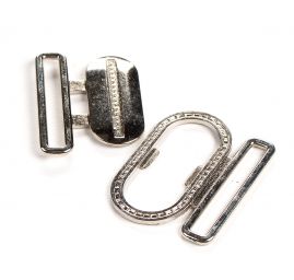 Spona opasková kov ovál průvlak 40 mm nikl