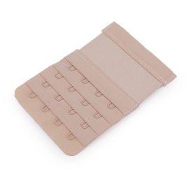 Prodloužení k podprsence šíře 70mm 4 řady/4 očka na gumě tělová