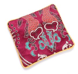 Elegantní brokátová taštička fuchsie ryby