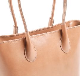 Kožená kabelka dámska sv.hnedá