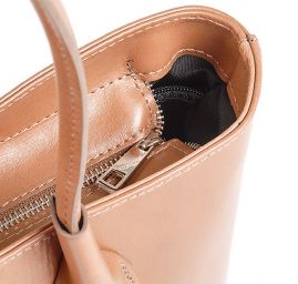 Kožená kabelka dámska sv.hnedá