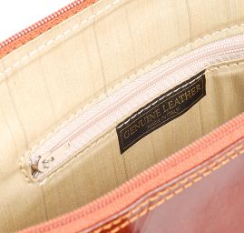 Kožená kabelka dámska hnedá malá